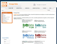 Tablet Screenshot of orange-data.com